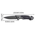 thumbnail image 3 of Camping Knife Multi-function Knife, Knife Outdoor Knife, Professional Stainless Pocket Knife, Bottle Opener,Apply to Survival,Camping, Hunting and Hiking 1 Pcs Black, 3 of 9