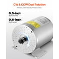 thumbnail image 6 of KFFKFF 1800W Electric Brushless DC Motor Kit - 48V 4500rpm Motor with Enhanced Speed Regulator for Go Karts E-Bike Motorcycle Scooter, 6 of 9