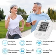 Easy@Home Digital Upper Arm Blood Pressure Monitor with Cuff, Battery, Bag