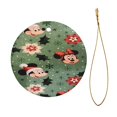 thumbnail image 2 of Adorno navideño colgante de Mickey Mouse para árbol de Navidad - Decoraciones colgantes de cerámica para fiestas - Ideas para regalar adornos navideños, 2 of 8