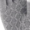 thumbnail image 4 of KyCheLot Unisex Winter Gloves Color Block Full Finger Knitted Thickened Gloves Comfy Warm Outdoor Gloves, 4 of 5