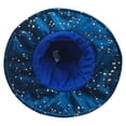 thumbnail image 3 of WCJM Twisted Curved Pointed Velvet Witch Hat Unisex Wide Brim Wizard Hat Halloween Stage Show Novelty Costume Headwear for Festival Party, 3 of 3