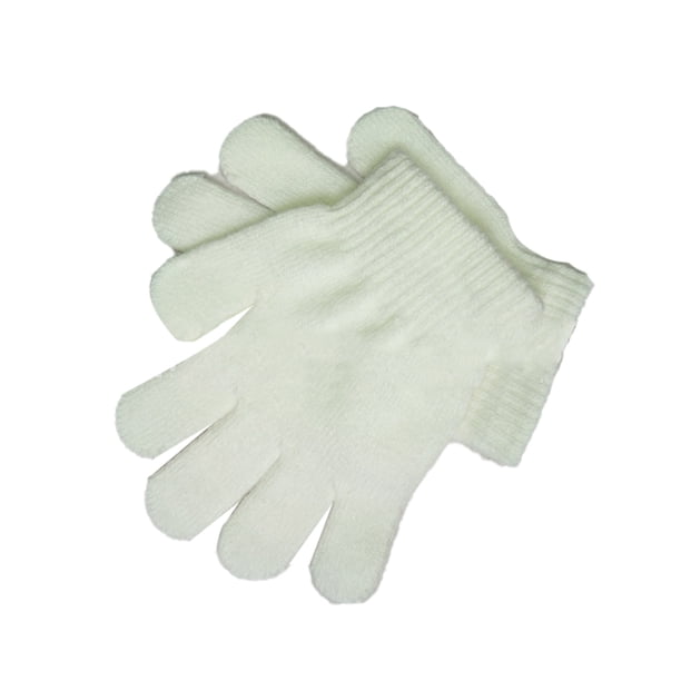 TureClos Guantes para niños Térmicos de invierno Regalos fáciles de combinar Accesorios de protección duraderos Esquí Actividades al aire libre cómodas Tejido fino blanco TureClos JD731879414