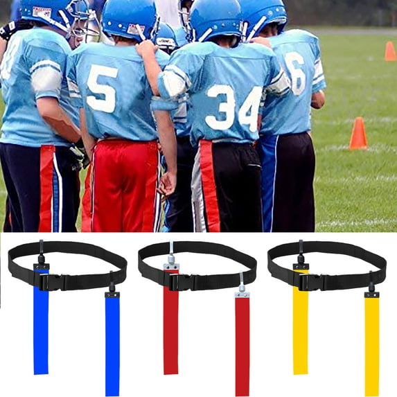 Cheers.US American Football Match Game Training Belt Adjustable Rugby Flag Tag Waist Strap