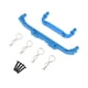 thumbnail image 2 of Soportes de carrocería delanteros y traseros para RC, escala 1/14, piezas metálicas de alta resistencia para chasis. azul, 2 of 9
