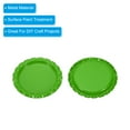 thumbnail image 4 of Uxcell 1" Flat Decorative Bottle Caps Craft Bottle Pendant Trays Double Sides Printed Light Green 50 Pack, 4 of 6