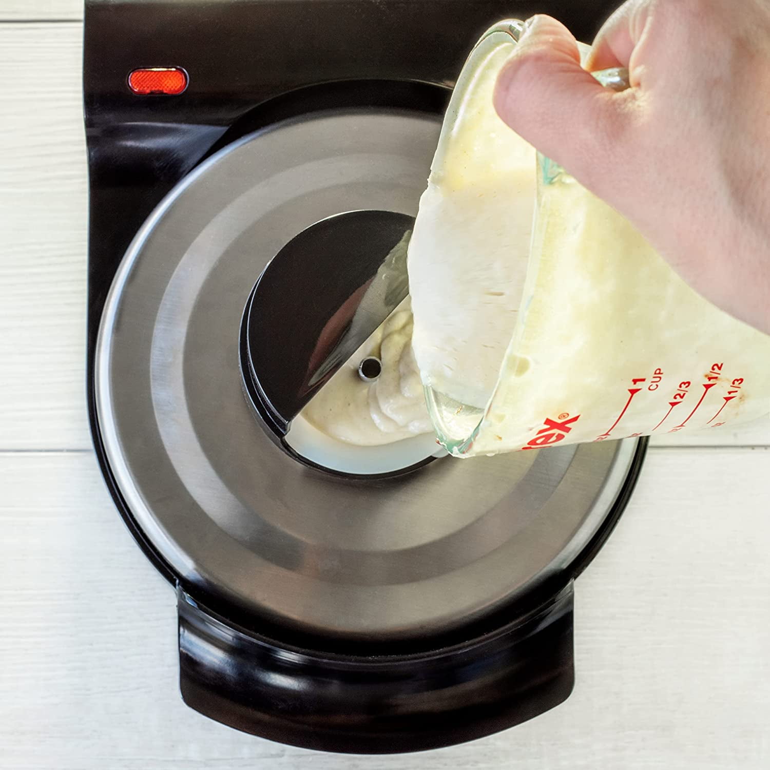 CucinaPro Stuffed Pancake Maker- Make a GIANT Stuffed Waffle or Pancake in Minutes- Add Fillings for Delicious Breakfast or Dessert Treat, Non Stick