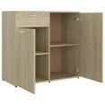 thumbnail image 3 of vidaXL Sideboard Sonoma Oak 80x36x75 cm Engineered Wood, 3 of 5