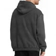 thumbnail image 4 of Resicozy Acid Wash Hoodie Crewneck Sweatshirt for Mens Pullover Oversized Men's Fashion Hoodies Sweatshirts Vintage Tops Black 2XL, 4 of 6