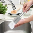 thumbnail image 3 of Long Handle Sponge Bottle Brush | Gray Cleaning Brush for Water Bottles, Cups & Infant Bottles | Soft Sponge Head & Plastic Handle | Hanging Design for Easy Storage, 3 of 5