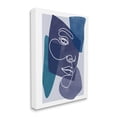 thumbnail image 3 of Stupell Industries Bold Blue Purple Shapes Face Line Doodle Motif Canvas Wall Art, 16 x 20, Design by Birch&Ink, 3 of 5