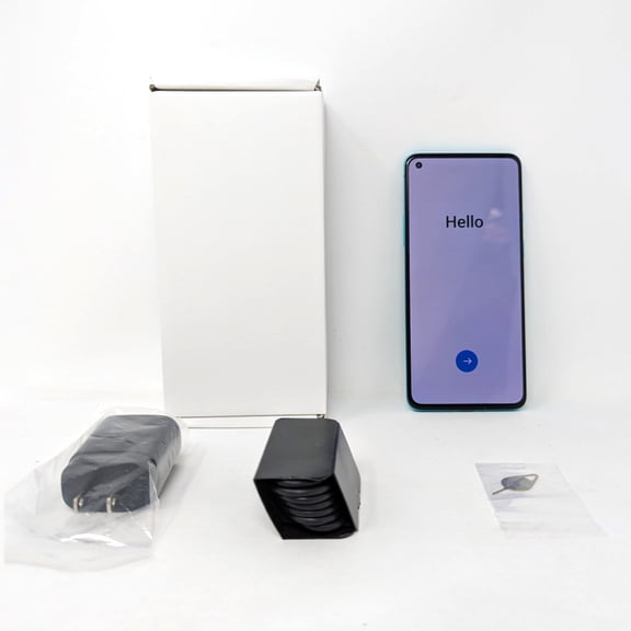 Pre-Owned OnePlus 8T+ 5G 256GB KB2007 T- Mobile Unlocked 6.55" 12GB RAM Smartphone - Aquamarine Green