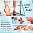 thumbnail image 4 of Ankle Foot Ice Pack Wrap for Injuries, Reusable Gel Cold Therapy Sock with Hot & Cold Therapy, Instant Pain Relief for Achilles Tendonitis, Plantar Fasciitis, Foot Heel (Large (Pack of 1)), 4 of 5