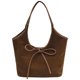 thumbnail image 1 of Bolso Tote Bandolera 8846 Gran Capacidad Piel Lijada (Marrón), 1 of 9
