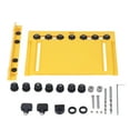 thumbnail image 2 of Handle Hole Punch Kit, Accurate Alignment Engineering Plastic Multifunctional Cabinet Door Drill Locator with Drill Bushings for Woodworking Projects, 2 of 7