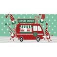 thumbnail image 3 of Jacobs, Cindy 24x14 Black Modern Framed Museum Art Print Titled - Gnome Candy Cane Truck, 3 of 5