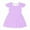 Light Purple, variant on Jamsmile Toddler Girls Dress Flutter Sleeve Solid Color Dress Casual Party School Swing Twirly Dresses For Kids Girls