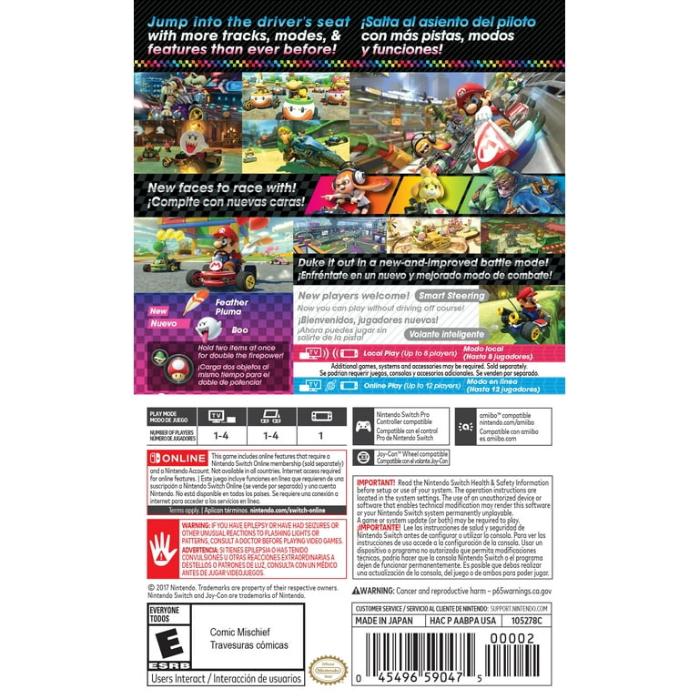 Mario Kart 8 Deluxe, Nintendo Switch - U.S. Version