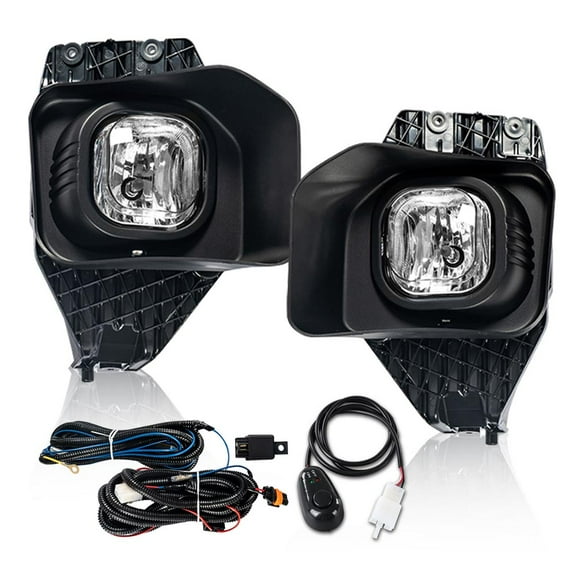 CROSSDESIGN Fog Lights W/Switch Fit for 2011-2015 Ford F250 F350 F450 F550 Super Duty