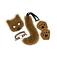 thumbnail image 3 of BELOVING Ensemble Collier et Queue d'Animal Visage d'Halloween pour Bal Boîte de Nuit Jeu de Rôle Brun, 3 of 9