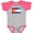Heather and Hot Pink, variant on Inktastic Colorado Flag Distressed Look Boys or Girls Baby Bodysuit