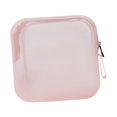 thumbnail image 2 of Bolsa de maquillaje portátil con cremallera para mujer, bolsa compacta para cosméticos rosa, 2 of 9