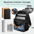 thumbnail image 4 of Yspwyqan Fire Water Soccer Ball Boys Backpack and Lunch Box Set, 4 Piece Lightweight Trendy Kids Backpack Set for Elementary Middle School Camping Travel, 4 of 7