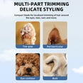 thumbnail image 2 of New Dog Paw Trimmer with LED Light Fully Waterproof Pet Hair Trimmer with LED Display Dog Clippers for Grooming 18mm Widen Blade, 2 of 7