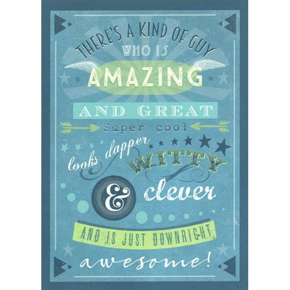 RSVP Amazing, Great, Witty, Clever Father's Day Card for Someone Special