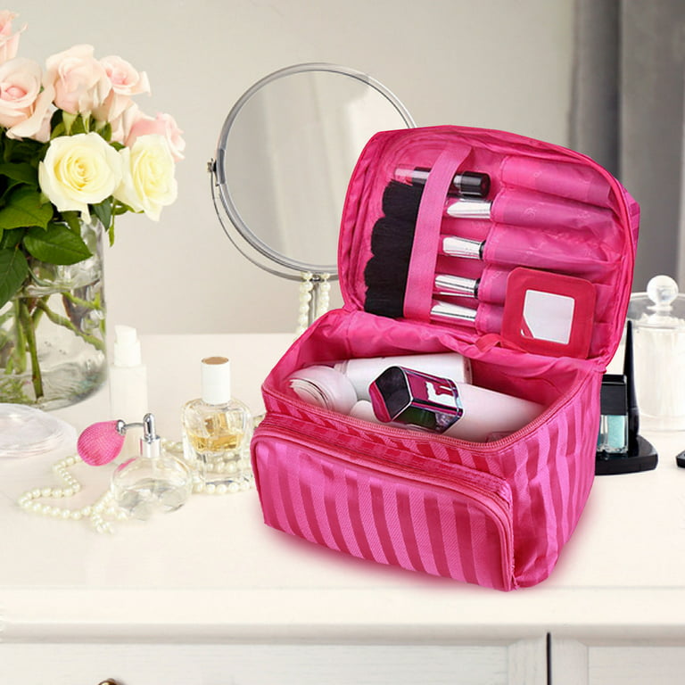Makeup Bag Travel Portable Cosmetic Storage Bag Make Up Organizer