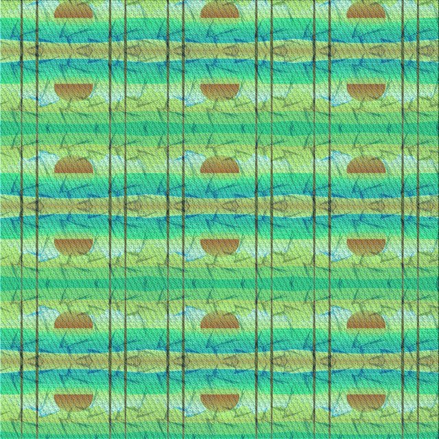 Ahgly Company Machine Washable Indoor Square Transitional Lime Mint Green Area Rugs, 7' Square