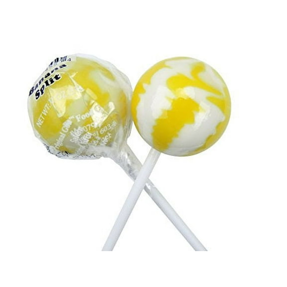 Original Gourmet Lollipops, Banana Split,31 grams, 30 Count (Pack of 1)