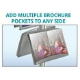 thumbnail image 6 of Sky Tower Display Kit with 22"W x 28"H Snap Frame and Steel Brochure Shelf, 6 of 6