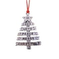 thumbnail image 2 of Decoración navideña, adornos navideños, regalos navideños, palabras de deseo, árbol de Navidad, decoración de metal, colgante, escena navideña, decoración de ambiente, colgante, colgantes, 2 of 9