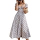 thumbnail image 3 of Vestido con estampado floral para mujer, vestido con estampado floral para mujer, vestido con dobladillo dividido, vestido con estampado floral, máxima eficiencia, 3 of 7