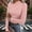 Pink, variant on UTSJKR Women's Lettuce Trim Mock Neck Long Sleeve Tops 2026 Casual Dressy Ribbed Knit Slim Fit Tee Shirt Spring Layer Outfits Black XXL
