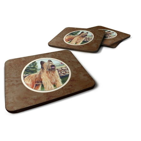 

Carolines Treasures 7003FC Briard Foam Coaster Set of 4 3 1/2 x 3 1/2 multicolor