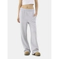 thumbnail image 5 of No Boundaries Soft Fleece Wide Leg Pants, 30” Inseam, 1 or 2-Pack, Women’s XXS-4X, 5 of 10