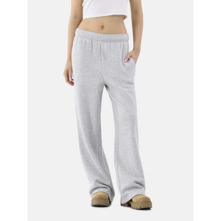 No Boundaries Soft Fleece Wide Leg Pants, 30” Inseam, 1 or 2 No Boundaries Soft Fleece Wide Leg Pants, 30” Inseam, 1 or 2