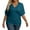 Light Green, variant on Hauaitttt Women's Plus Size V Neck T Shirt Casual Stretchy Waist Comfortable Summer Fall Top for Everyday Wear with Jeans Athletic V Neck Shirts Women plus Size T Shirts Stripe Shirts for Women