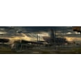 thumbnail image 2 of Martin, Jose Luis 14x7 White Modern Wood Framed Museum Art Print Titled - Barcelona 3.0 - Matte Painting, 2 of 4