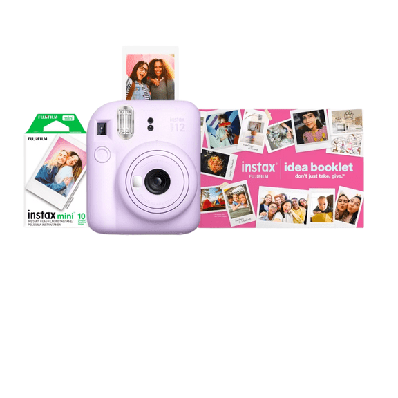 Fujifilm Instax Mini 12 Instant Camera Bundle, Lilac Purple