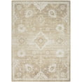 thumbnail image 2 of Nourison Astra Machine Washable 6'7" x 9' Ivory Gold Vintage Indoor Rug, 2 of 9