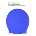 thumbnail image 3 of Cheers.US Silicone Swim Cap Tasteless Durable High Swim Caps Elasticity Waterproof Dry Hair Oversized Silicone Swimming Cap Unisex Children Adult Curly Hair Long Hair, 3 of 5