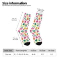 thumbnail image 5 of Yiaed Tulips Flowers Print Great elasticity Crew Socks Sports socks for Men and Women, 5 of 5