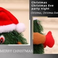 thumbnail image 3 of Figura eléctrica de juguete de felpa, divertido baile cantando, árbol de Navidad eléctrico giratorio, juguetes de decoración para fiestas, 3 of 4