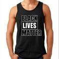 thumbnail image 1 of Black Lives Matter Tank Top Men Outfit Color Black X-Large, 1 of 2