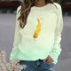 thumbnail image 1 of Ichuanyi liquidación moda para mujeres manga larga de manga redonda redonda de cuello impreso tops blusa ICHUANYI WER202308242783, 1 of 4