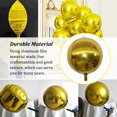 thumbnail image 3 of Ounissouiy Globos redondos Película de aluminio Tamaño grande Ligero Casa Globo Ambiente Arreglo Foto Props Fiesta Bar Oro Type1 NO1, 3 of 6