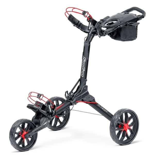 Carrito de golf Bag Boy Nitron Auto-Open Rojo/Negro